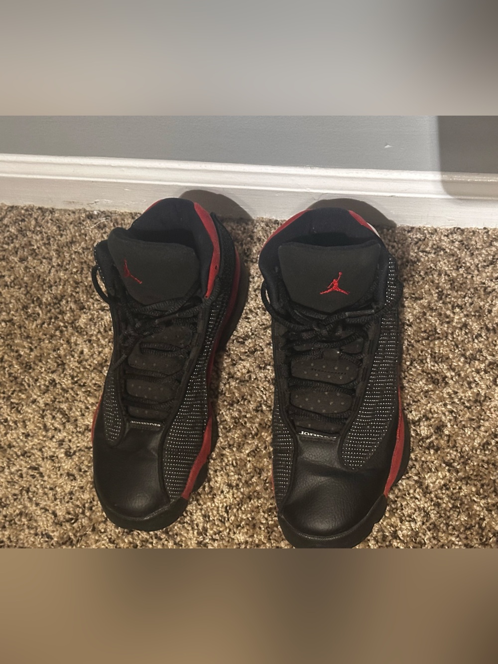 Air Jordan 13 Retro Bred 2017 Black Red GS Youth Size 6Y